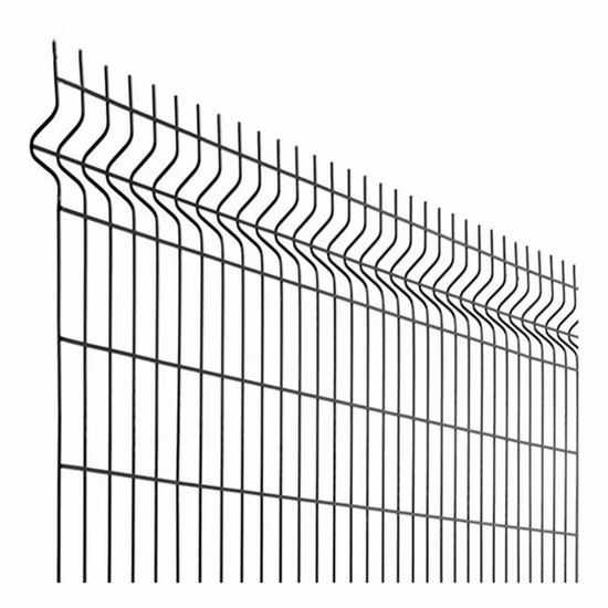 3D-Sicherheits-Gartenzaun aus pulverbeschichtetem/PVC-beschichtetem, verzinktem Konstruktionsstahl, Eisen, geschweißt, Biegedrahtgeflecht